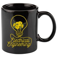 Flower Lightbulb Electrical Engineering Gift 11oz C Handle Ceramic Mug