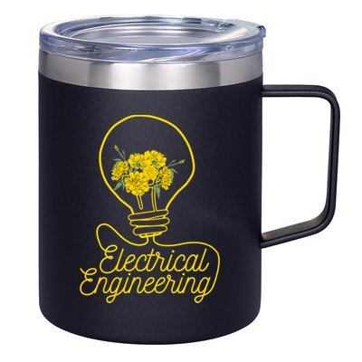 Flower Lightbulb Electrical Engineering Gift 12oz Stainless Steel Coffee Mug