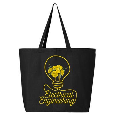 Flower Lightbulb Electrical Engineering Gift 25L Jumbo Tote