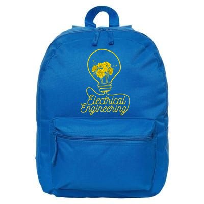 Flower Lightbulb Electrical Engineering Gift 16 in Basic Backpack