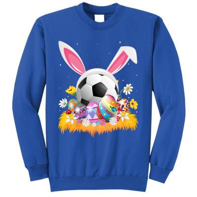 Football Lover Easter Egg Funny Football Easter Sunday Gift Sweatshirt