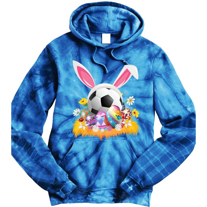 Football Lover Easter Egg Funny Football Easter Sunday Gift Tie Dye Hoodie