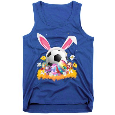 Football Lover Easter Egg Funny Football Easter Sunday Gift Tank Top