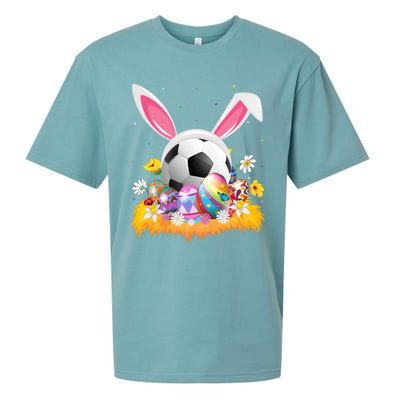 Football Lover Easter Egg Funny Football Easter Sunday Gift Sueded Cloud Jersey T-Shirt