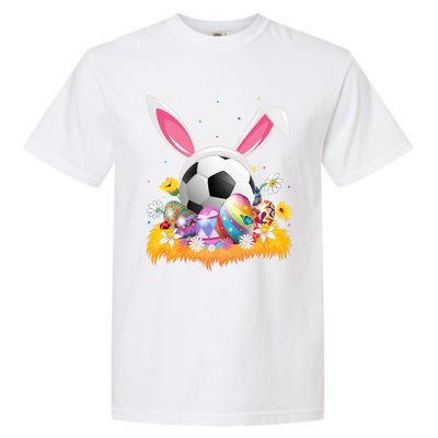 Football Lover Easter Egg Funny Football Easter Sunday Gift Garment-Dyed Heavyweight T-Shirt