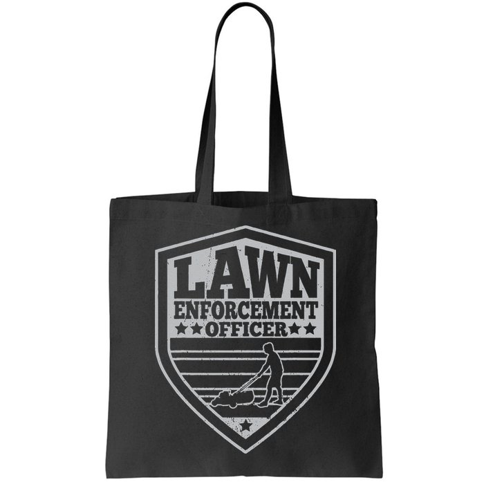 Funny Lawn Enforcement Officer Dad Lawn Mowing Bag