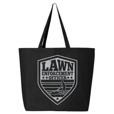 Funny Lawn Enforcement Officer Dad Lawn Mowing 25L Jumbo Tote