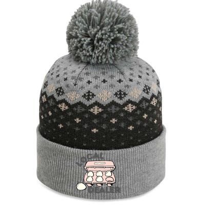 Funny Local Egg Dealer The Baniff Cuffed Pom Beanie