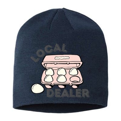 Funny Local Egg Dealer Sustainable Beanie