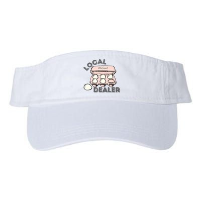 Funny Local Egg Dealer Valucap Bio-Washed Visor