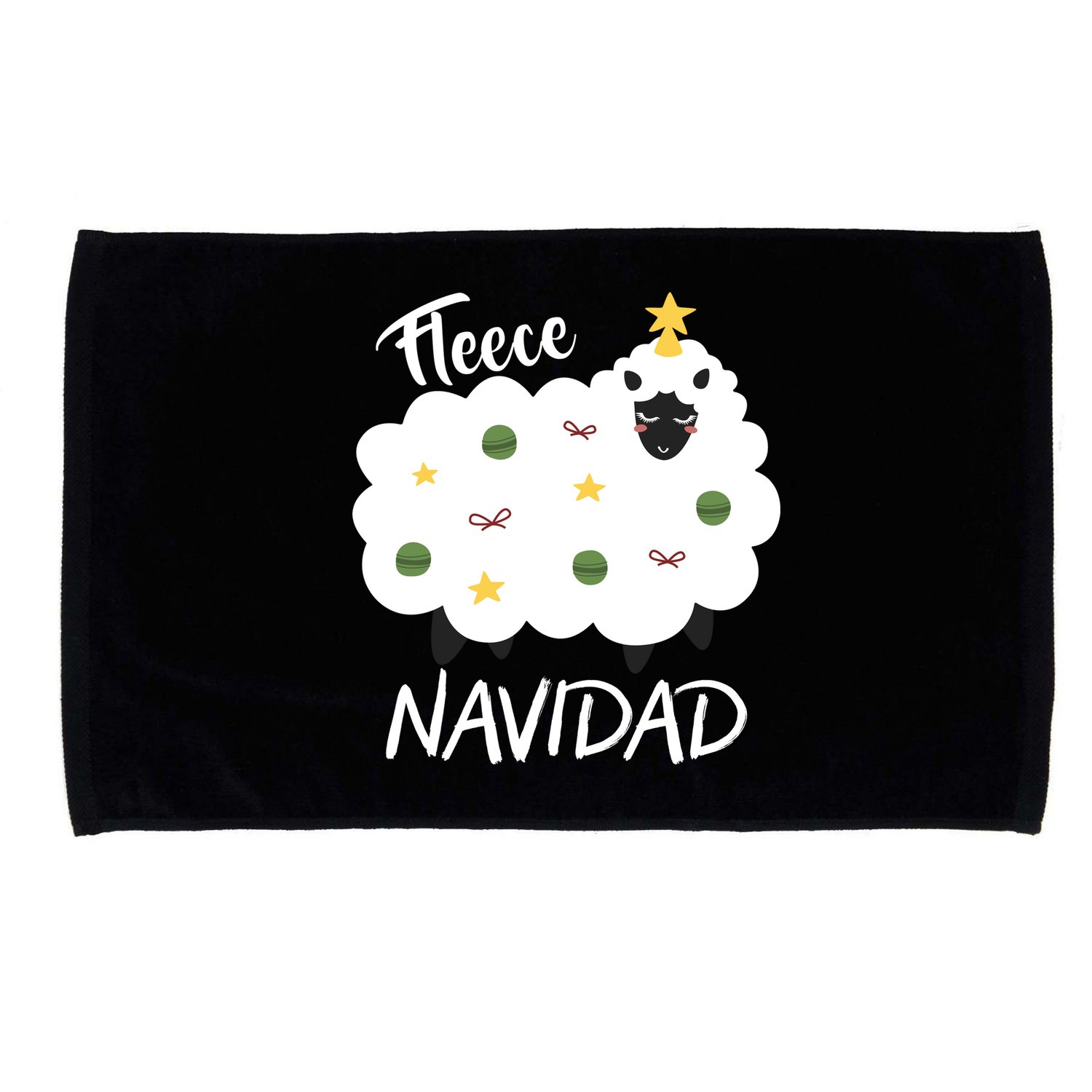 Fleece Navidad Microfiber Hand Towel