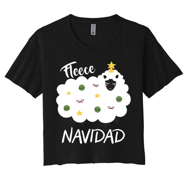 Fleece Navidad Crop Top