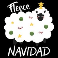 Fleece Navidad Cropped Pullover Crew