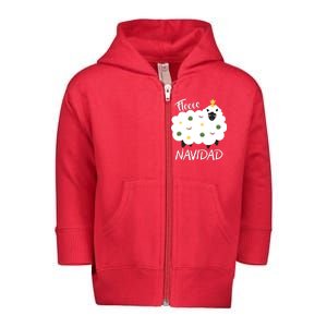 Fleece Navidad Toddler Zip Fleece Hoodie