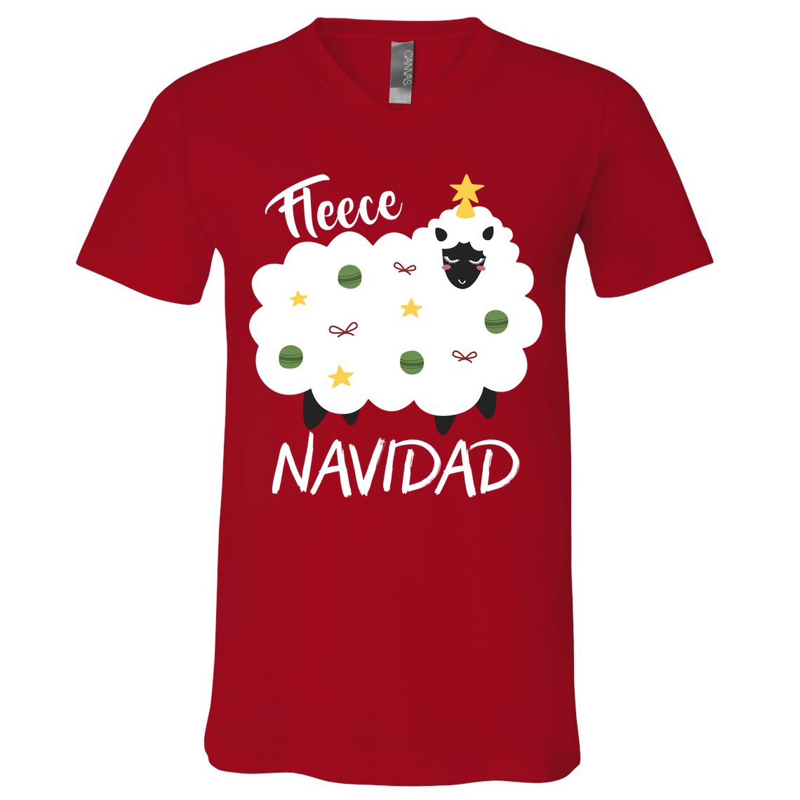 Fleece Navidad V-Neck T-Shirt