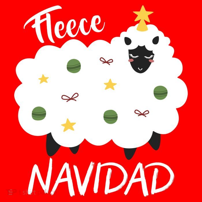 Fleece Navidad Button