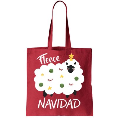 Fleece Navidad Tote Bag