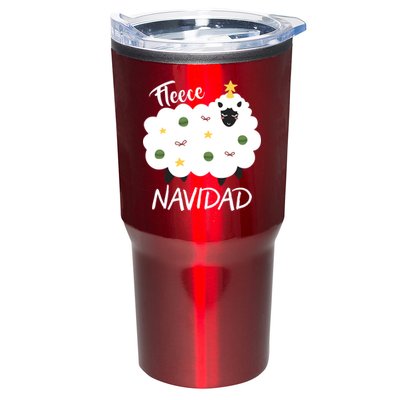Fleece Navidad Tumbler