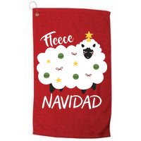 Fleece Navidad Golf Towel