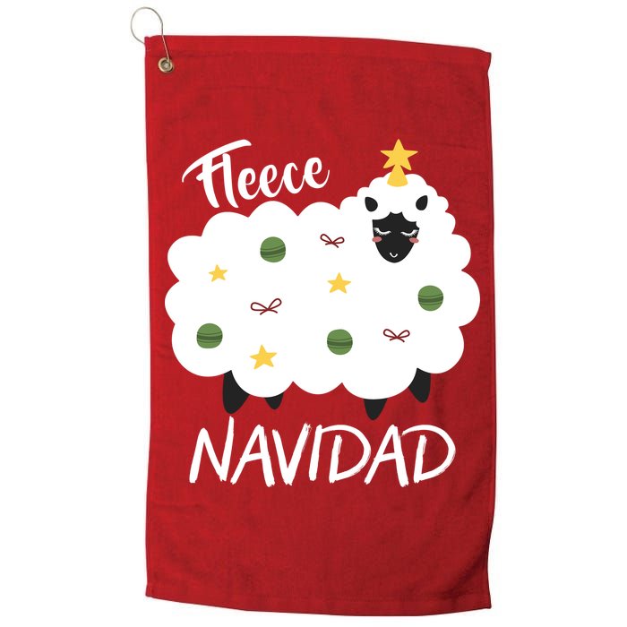 Fleece Navidad Golf Towel