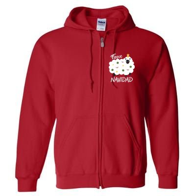 Fleece Navidad Full Zip Hoodie