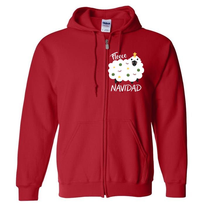 Fleece Navidad Full Zip Hoodie