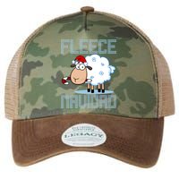 Fleece Navidad Sheep Lamb Ugly Christmas Sweater Design Legacy Tie Dye Trucker Hat