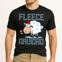 Fleece Navidad Sheep Lamb Ugly Christmas Sweater Design Cooling Performance Crew T-Shirt