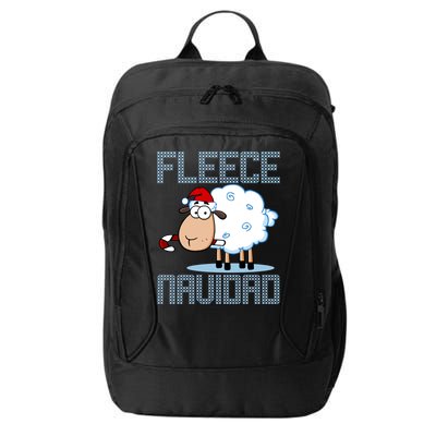 Fleece Navidad Sheep Lamb Ugly Christmas Sweater Design City Backpack
