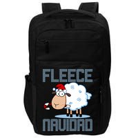 Fleece Navidad Sheep Lamb Ugly Christmas Sweater Design Impact Tech Backpack