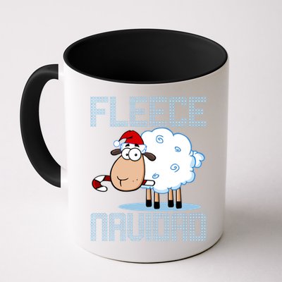 Fleece Navidad Sheep Lamb Ugly Christmas Sweater Design Mug