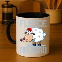 Fleece Navidad Sheep Lamb Ugly Christmas Sweater Design Mug