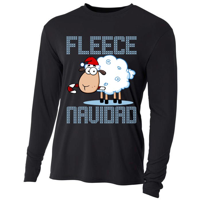 Fleece Navidad Sheep Lamb Ugly Christmas Sweater Design Cooling Performance Long Sleeve Crew