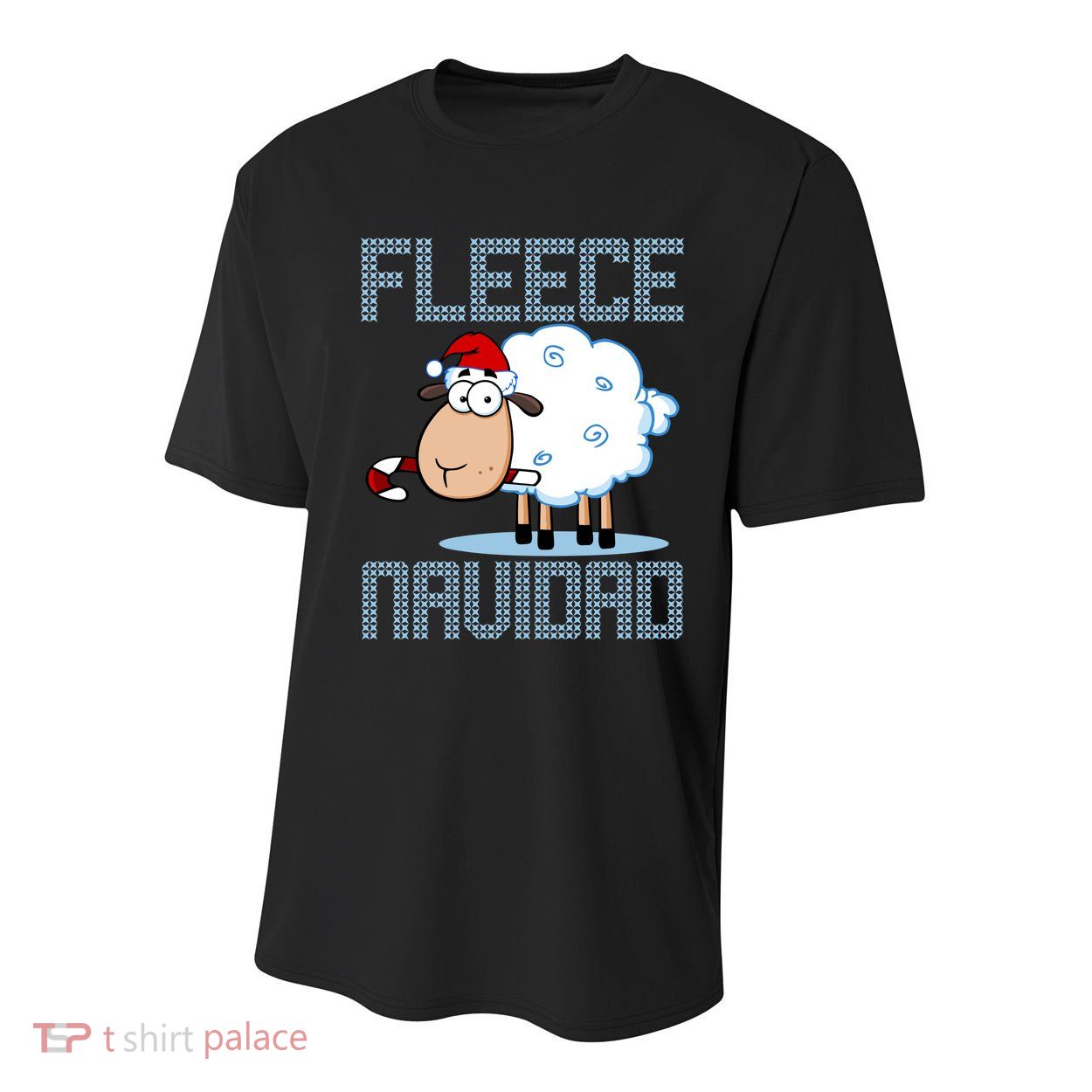Fleece Navidad Sheep Lamb Ugly Christmas Sweater Design Youth Performance Sprint T-Shirt