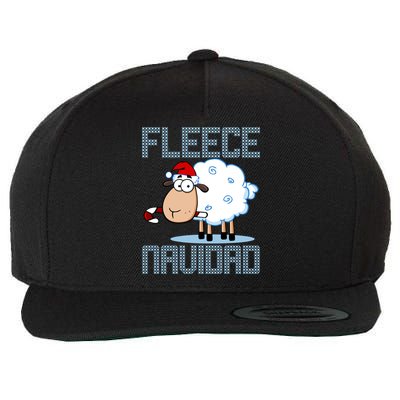 Fleece Navidad Sheep Lamb Ugly Christmas Sweater Design Wool Snapback Cap
