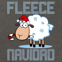 Fleece Navidad Sheep Lamb Ugly Christmas Sweater Design Cotton Canvas Backpack