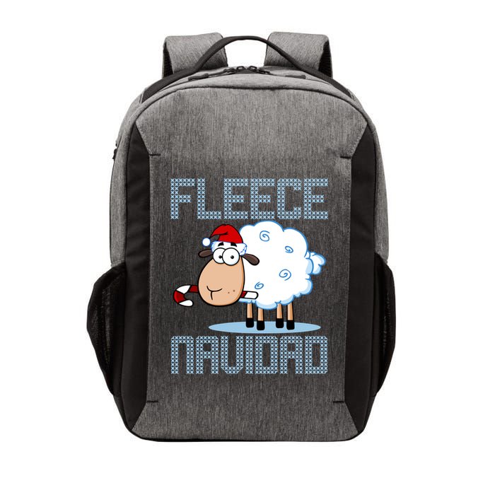 Fleece Navidad Sheep Lamb Ugly Christmas Sweater Design Vector Backpack