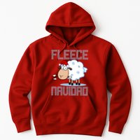Fleece Navidad Sheep Lamb Ugly Christmas Sweater Design Hoodie