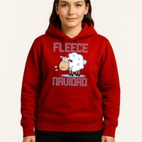 Fleece Navidad Sheep Lamb Ugly Christmas Sweater Design Hoodie
