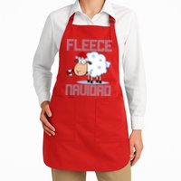 Fleece Navidad Sheep Lamb Ugly Christmas Sweater Design Apron