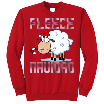 Fleece Navidad Sheep Lamb Ugly Christmas Sweater Design Sweatshirt