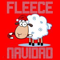 Fleece Navidad Sheep Lamb Ugly Christmas Sweater Design Tall T-Shirt