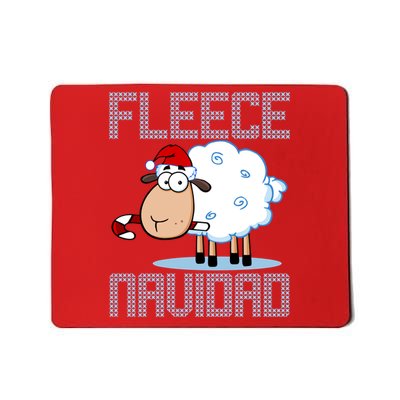 Fleece Navidad Sheep Lamb Ugly Christmas Sweater Design Mousepad