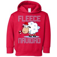 Fleece Navidad Sheep Lamb Ugly Christmas Sweater Design Toddler Hoodie