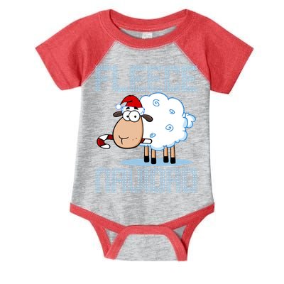 Fleece Navidad Sheep Lamb Ugly Christmas Sweater Design Infant Baby Jersey Bodysuit