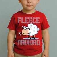 Fleece Navidad Sheep Lamb Ugly Christmas Sweater Design Toddler T-Shirt