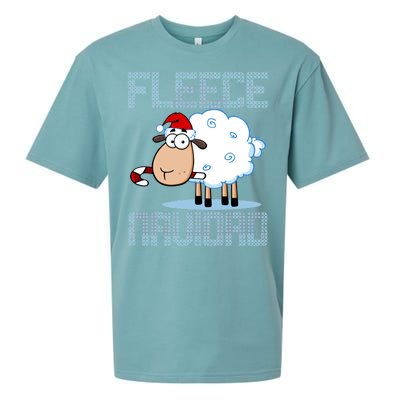 Fleece Navidad Sheep Lamb Ugly Christmas Sweater Design Sueded Cloud Jersey T-Shirt