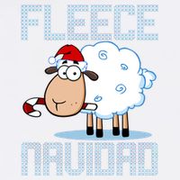 Fleece Navidad Sheep Lamb Ugly Christmas Sweater Design Garment-Dyed Sweatshirt