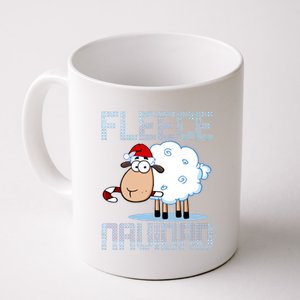 Fleece Navidad Sheep Lamb Ugly Christmas Sweater Design Coffee Mug