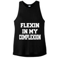 Flexin In My Complexion Ladies PosiCharge Tri-Blend Wicking Tank